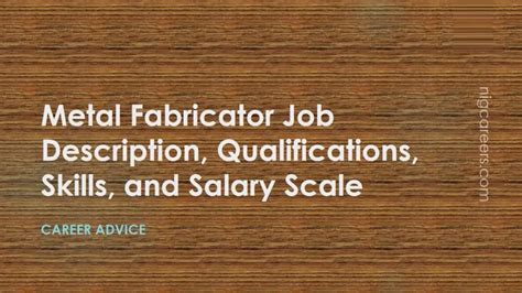 metal fabrication salary usa|metal fabricator job duties.